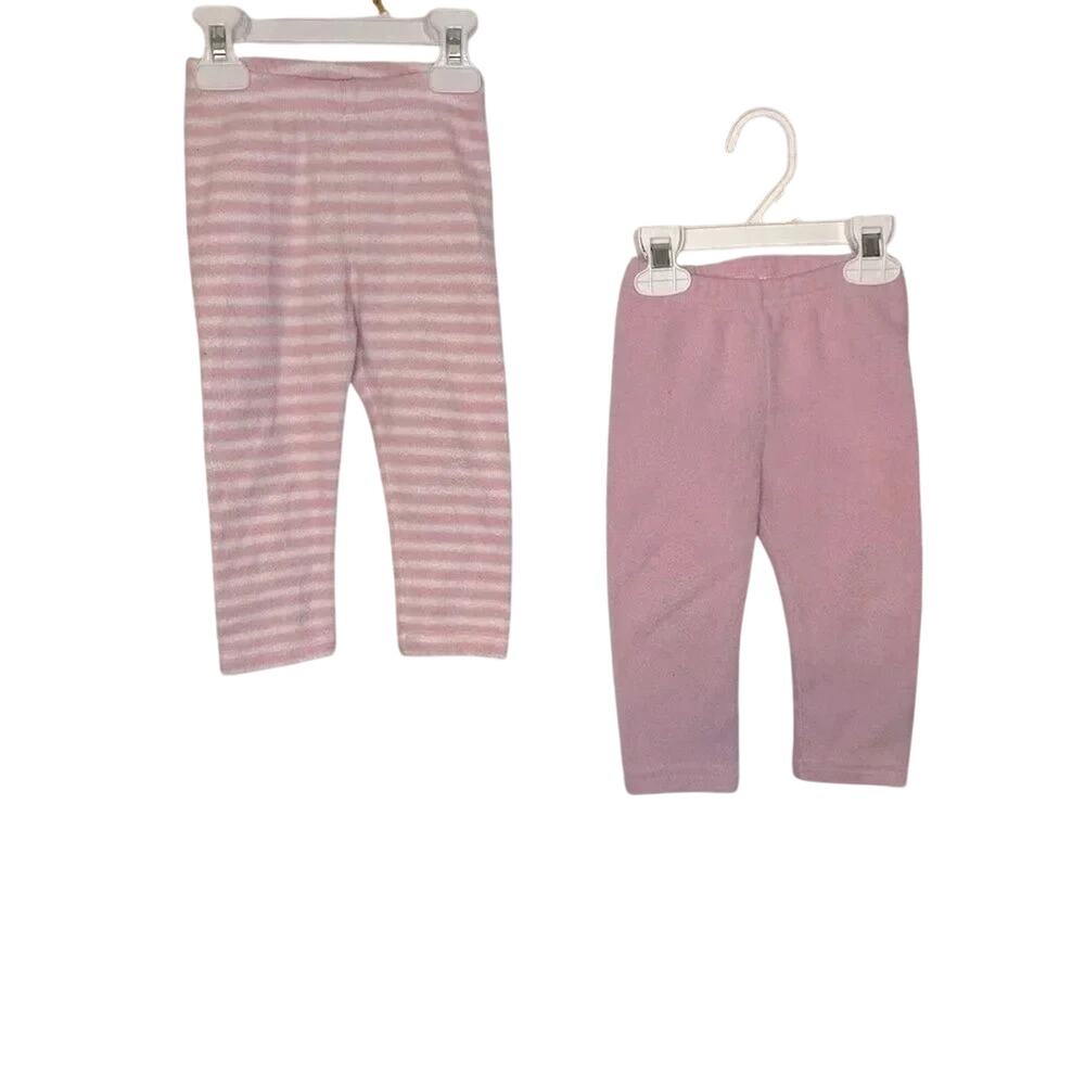 Toddler girl’s Jumping Beans pink fleece pants Size 18 months